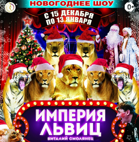 Цирковое шоу «Империя львиц» афиша мероприятия