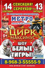Билеты Шоу цирка-шапито «Максимус»