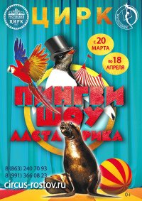 Цирковое шоу «Ласта-Рика» афиша мероприятия