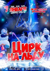 Новогоднее шоу «Цирк на льду» афиша мероприятия
